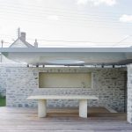 Cuisine d'été en béton by Solid Studio